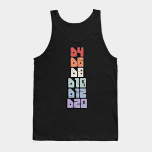 Roleplaying Game Polyhedral Dice | D20 Tank Top